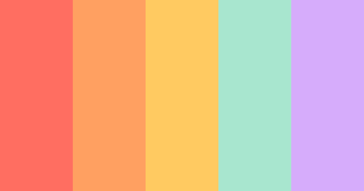 Download serene blossom color palette PNG image (landscape)