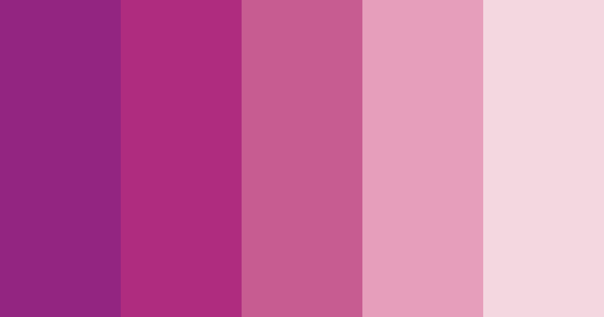Download pink blossom color palette PNG image (landscape)