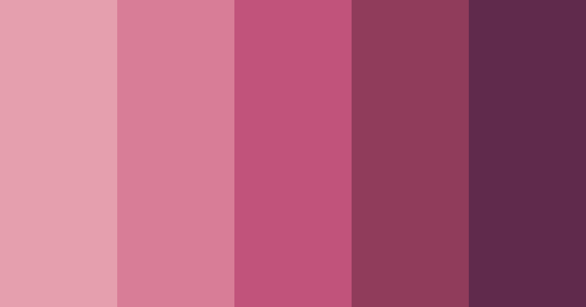 Download azalea bloom color palette PNG image (landscape)