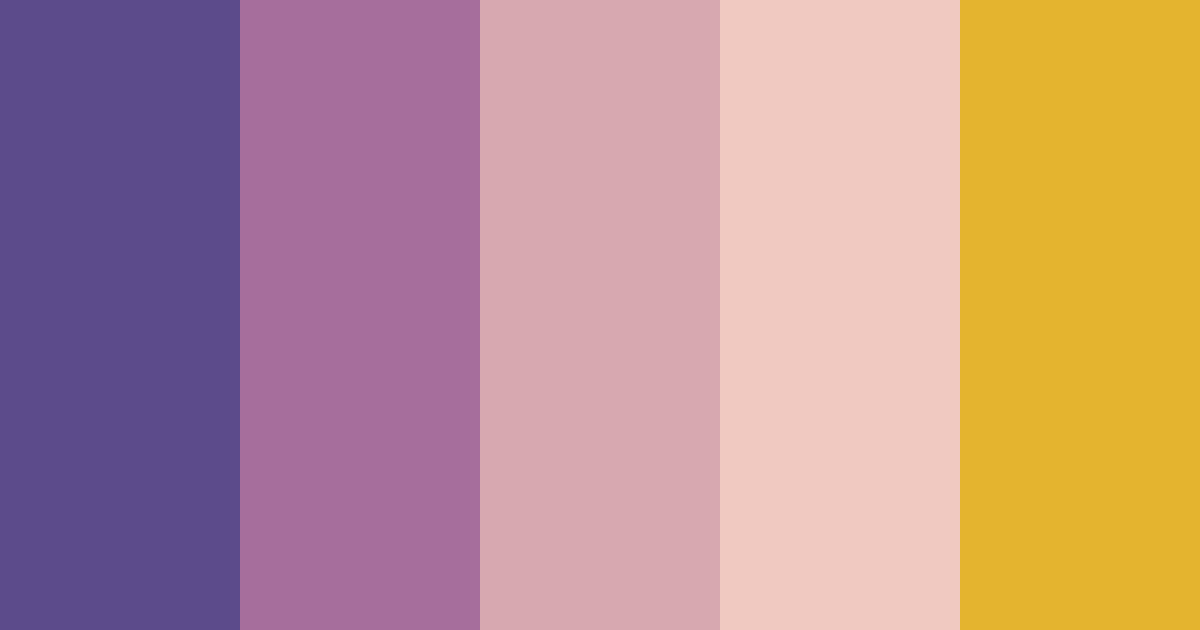 Download muted elegance color palette PNG image (landscape)