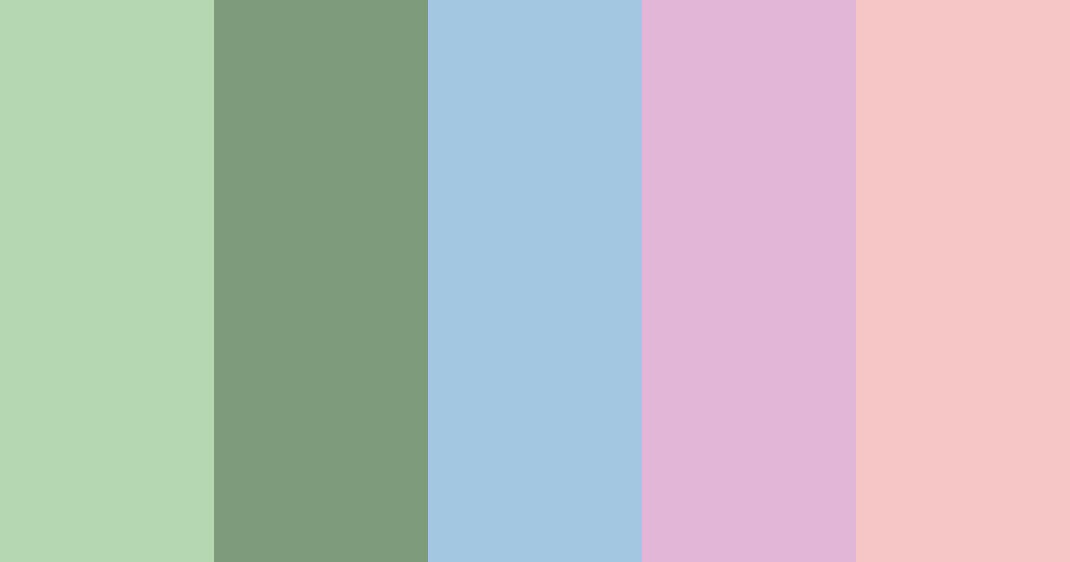 Download japanese garden color palette PNG image (landscape)