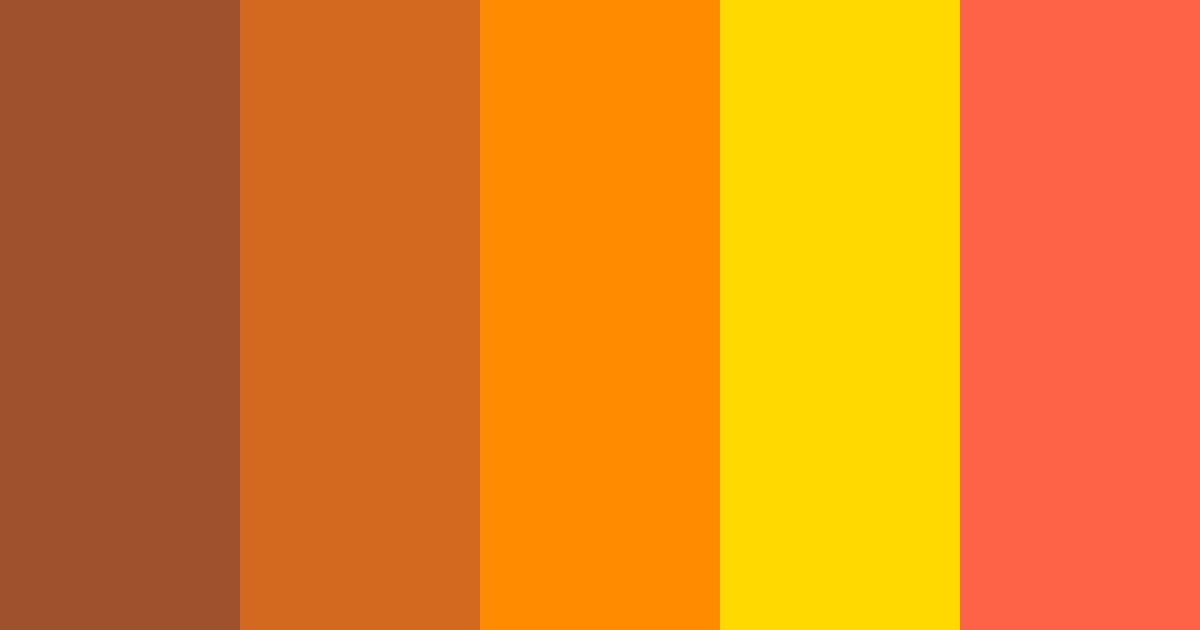 Download autumn glow color palette PNG image (landscape)
