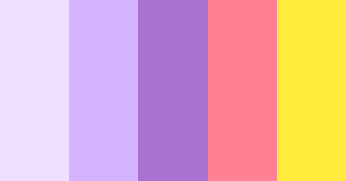 Download fairy color palette PNG image (landscape)