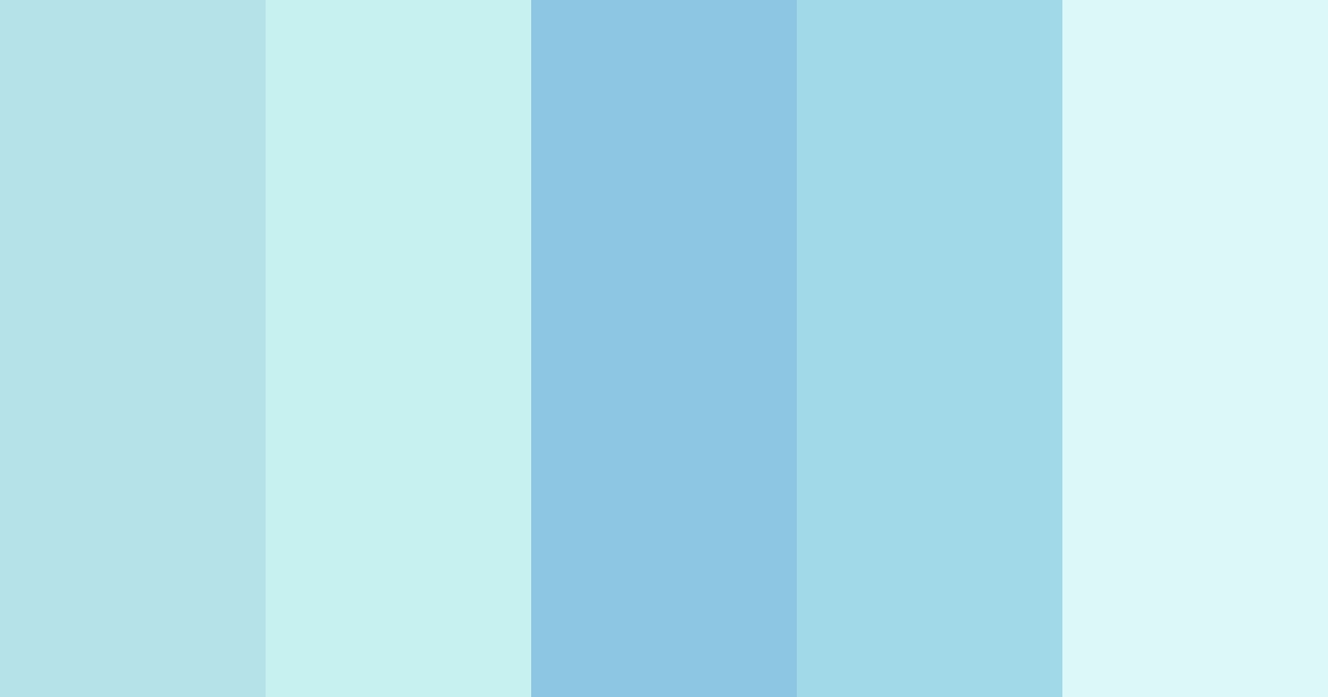 Download ocean breeze color palette PNG image (landscape)