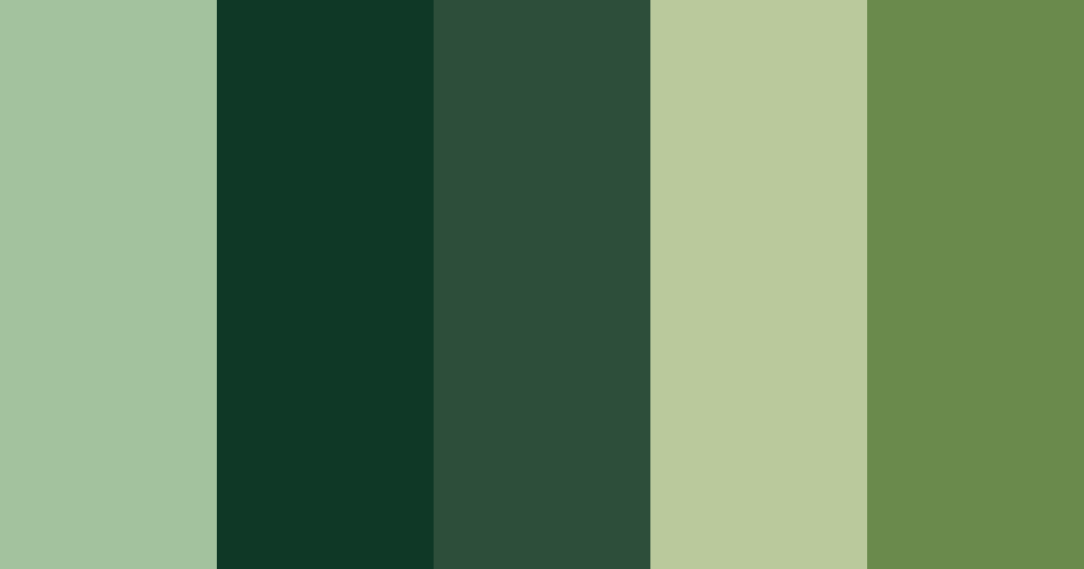 Download forest dreams color palette PNG image (landscape)