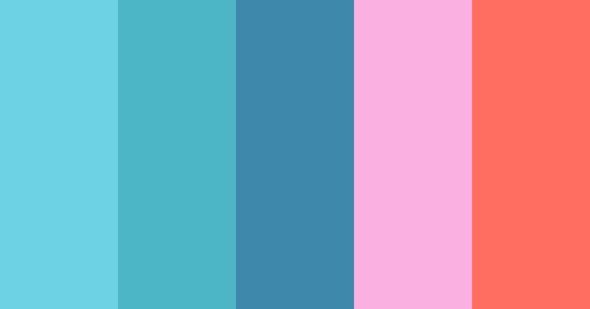 Download mermaid queen color palette PNG image (landscape)