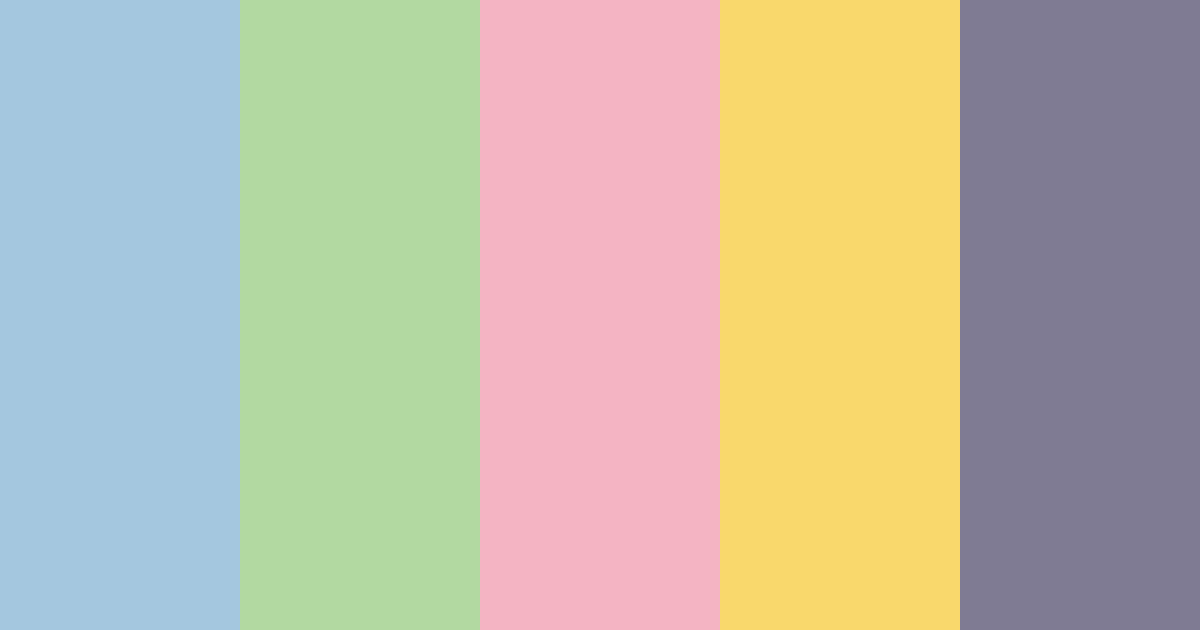 Download moonlit garden color palette PNG image (landscape)