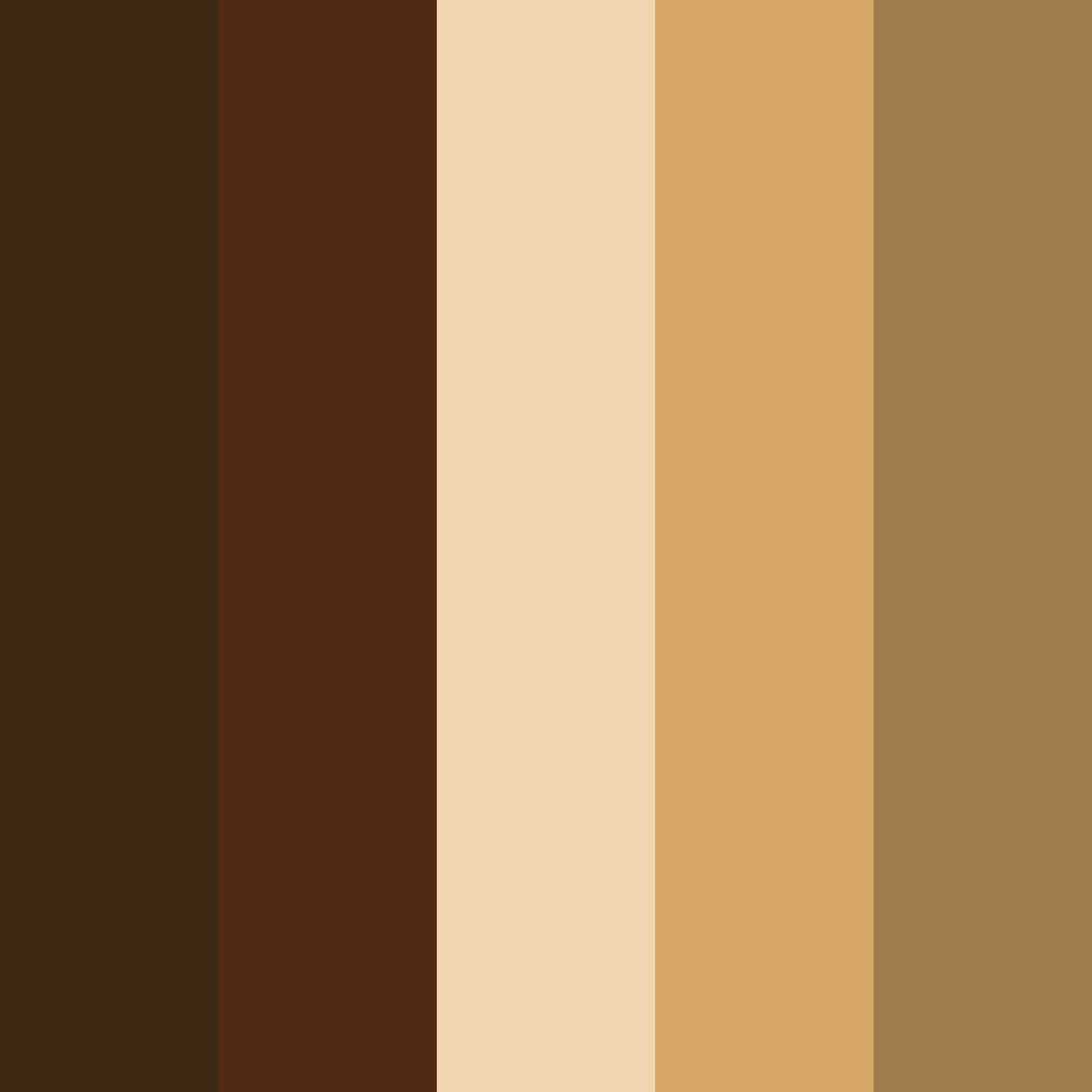 Download autumn glow color palette PNG image (square)