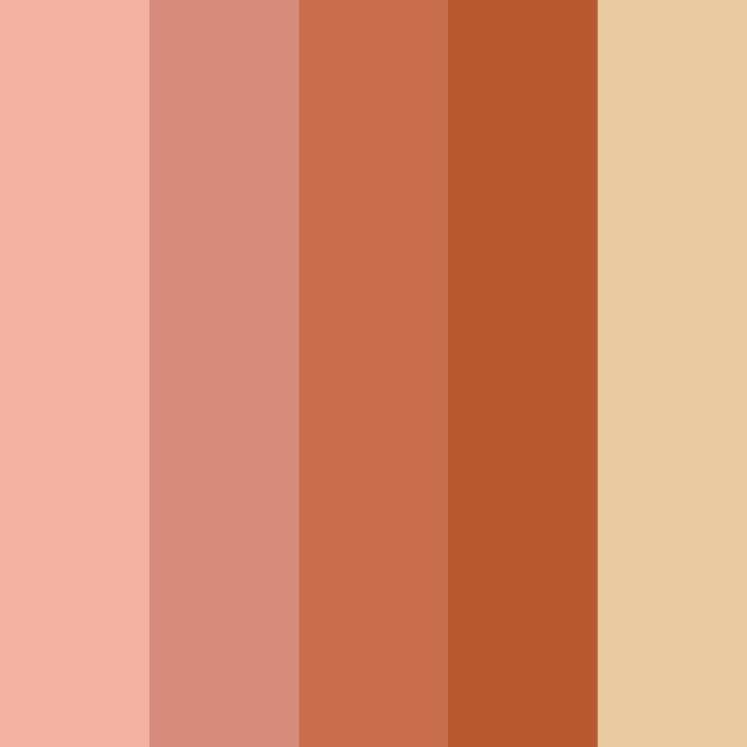 Download autumn harvest color palette PNG image (square)
