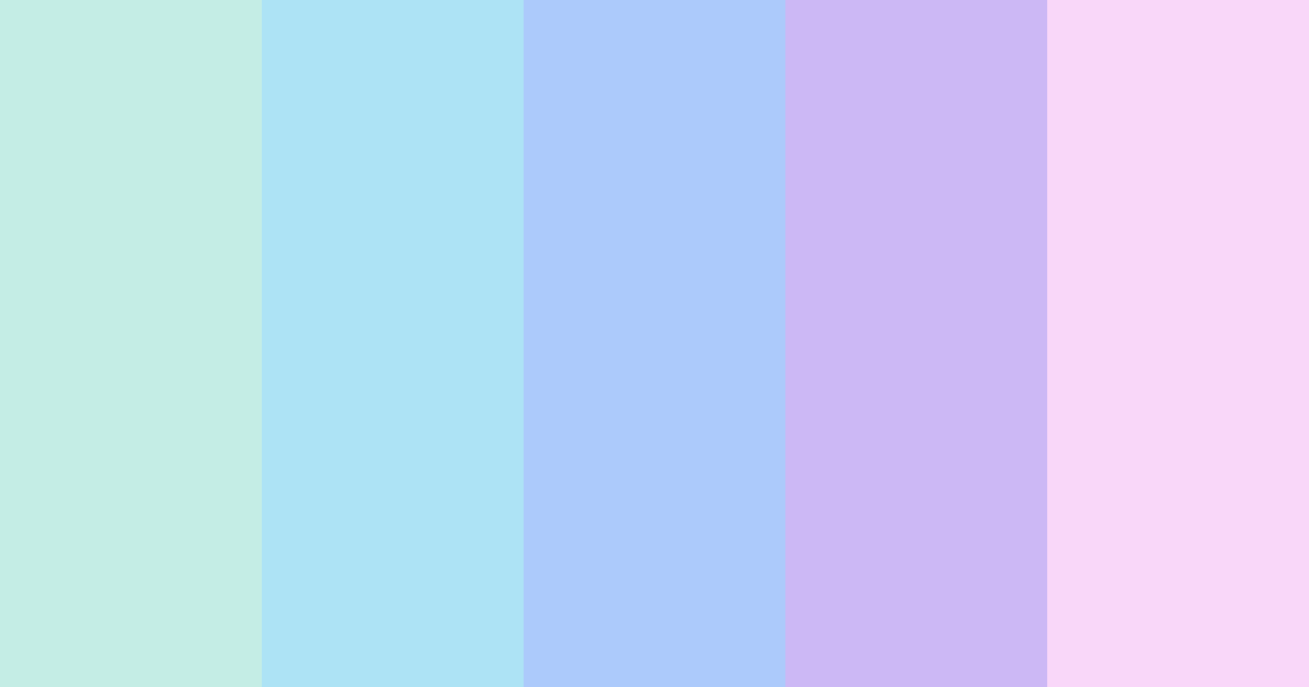Download miku color palette PNG image (landscape)
