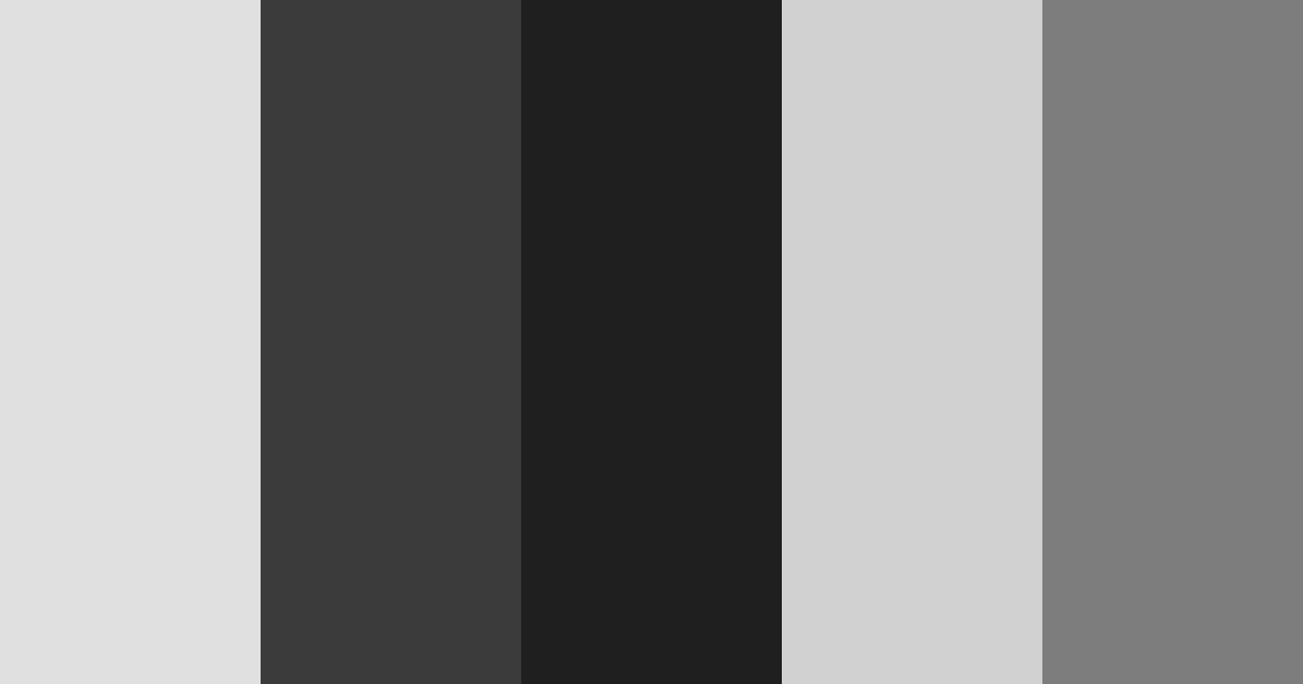 Download modern monochrome color palette PNG image (landscape)