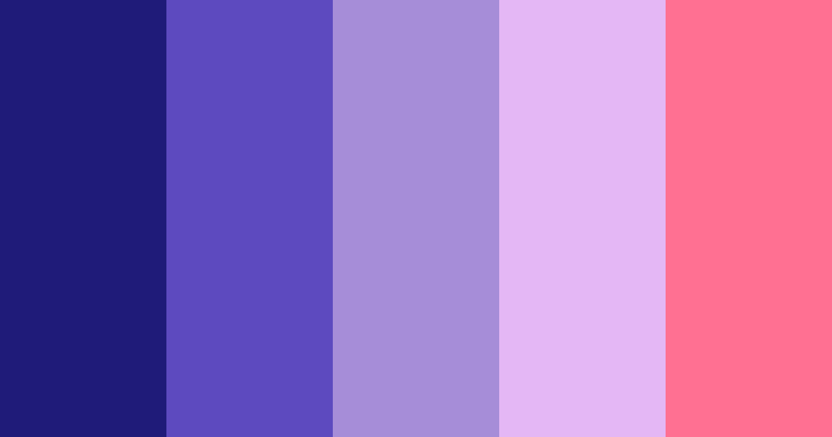 Download cosmic dream color palette PNG image (landscape)