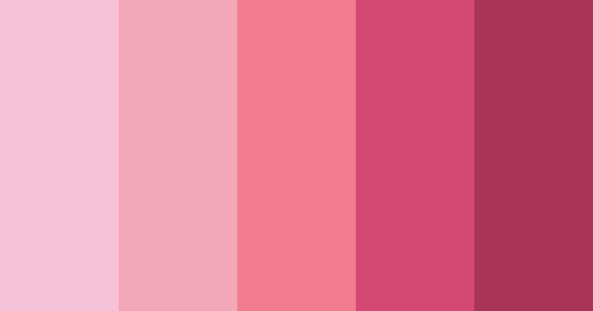 Download cherry blossom color palette PNG image (landscape)