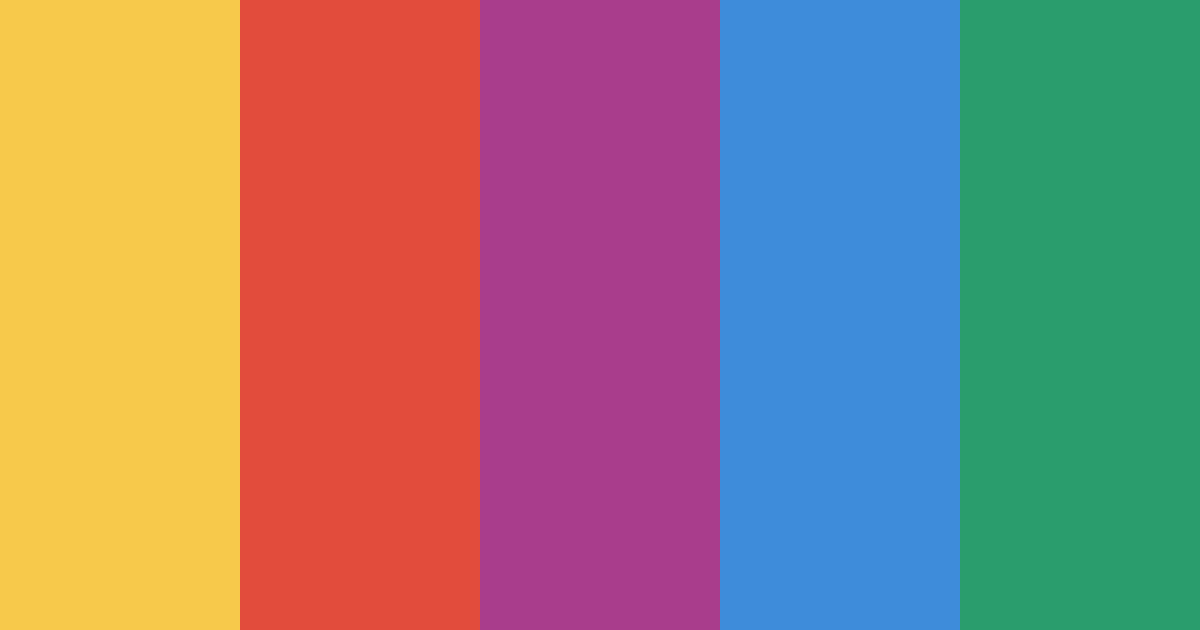Download beatles color palette PNG image (landscape)