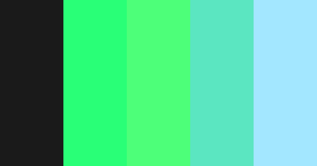 Download tech vibes color palette PNG image (landscape)