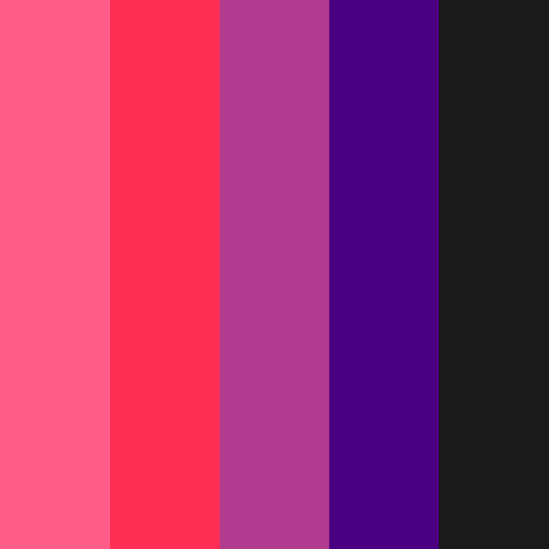 Download punk color palette PNG image (square)