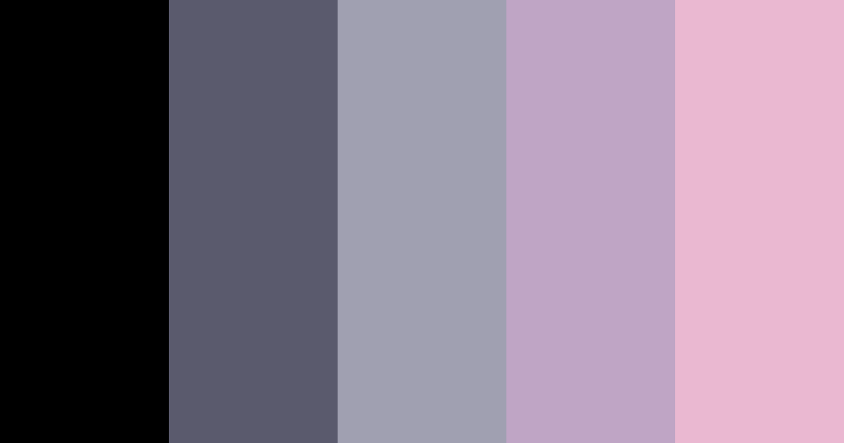 Download gothic elegance color palette PNG image (landscape)