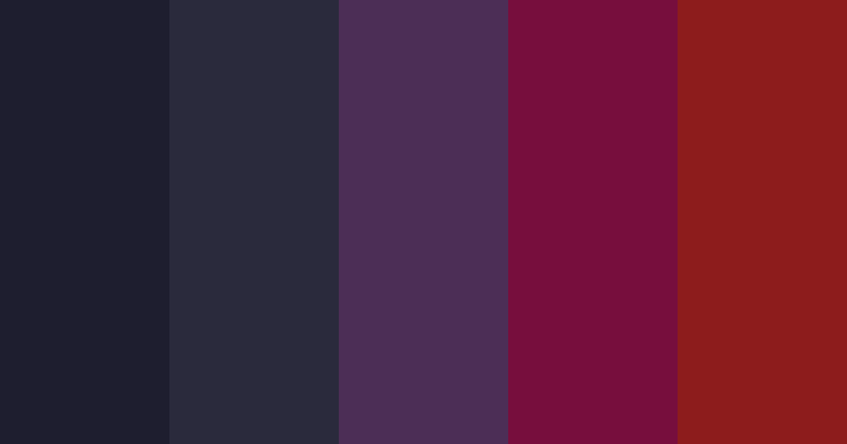 Download dark vibes color palette PNG image (landscape)