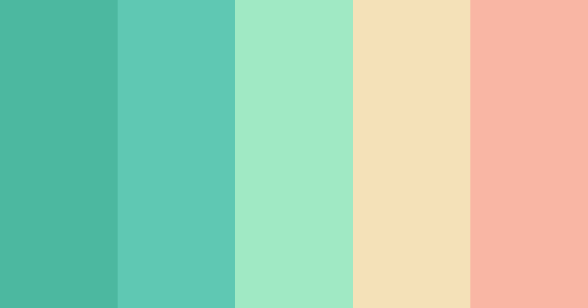 Download hawaii breeze color palette PNG image (landscape)