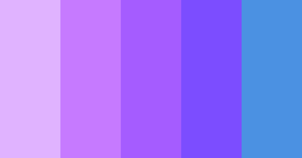 Download dreamy vibes color palette PNG image (landscape)