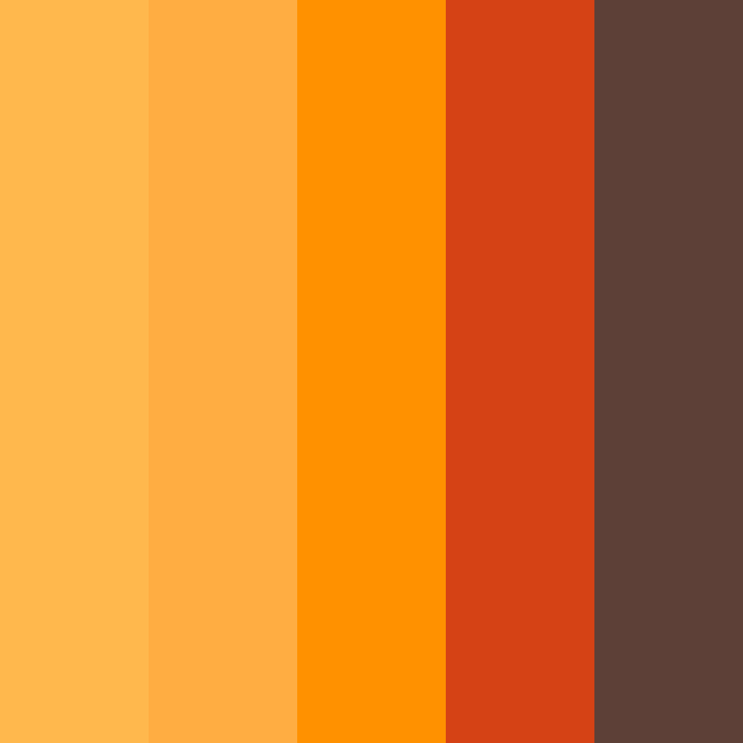 Download november glow color palette PNG image (square)