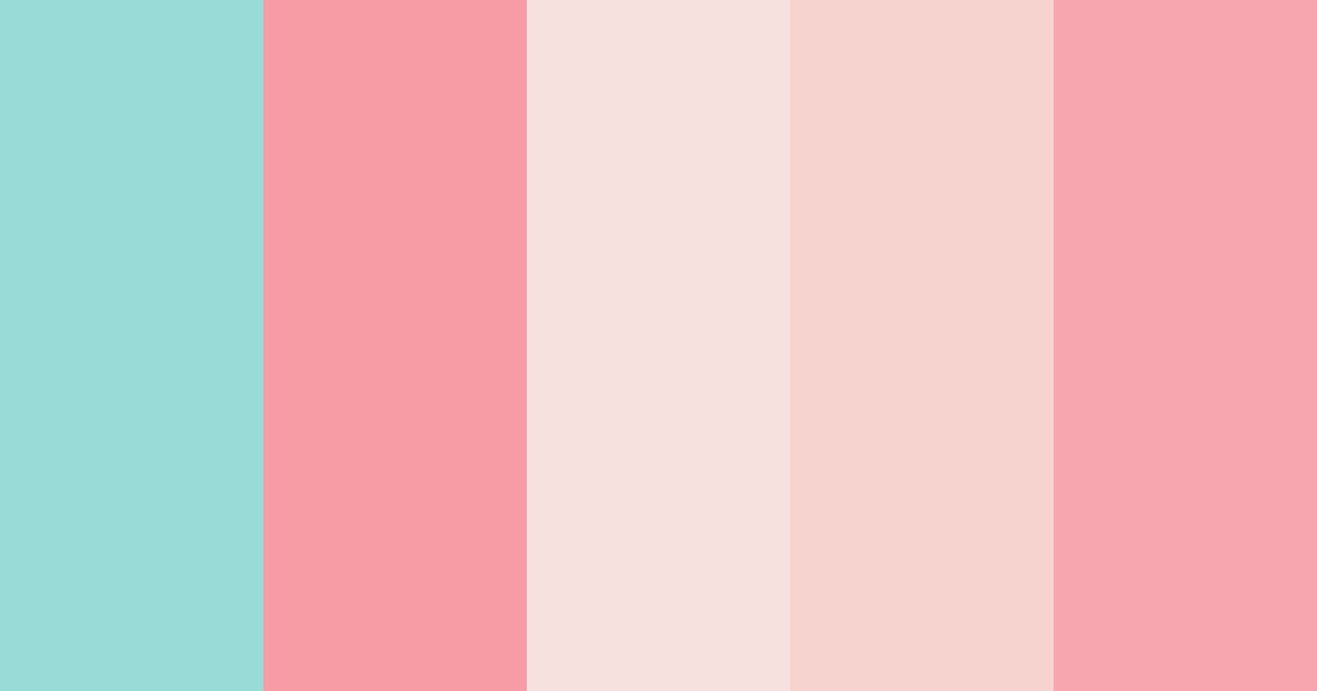 Download cotton candy dreams color palette PNG image (landscape)