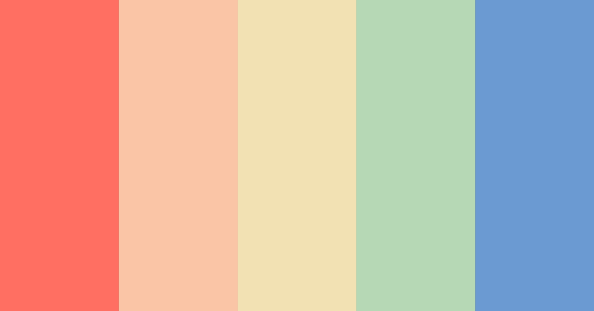 Download 1960s color palette PNG image (landscape)