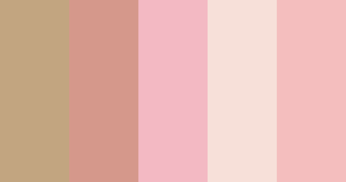Download hazel rose lively color palette PNG image (landscape)
