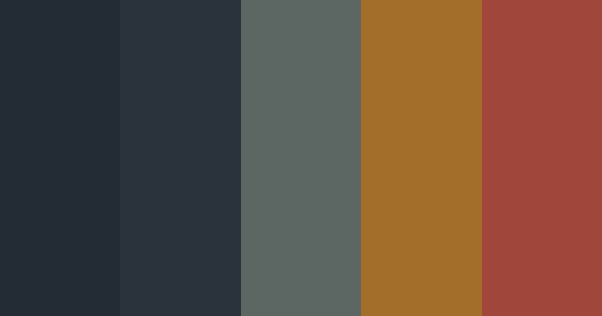 Download grunge vibes color palette PNG image (landscape)