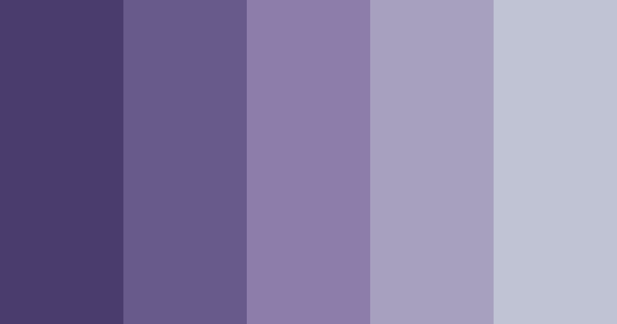 Download cold steel elegance color palette PNG image (landscape)