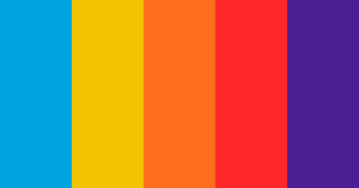 Download rainbow dash color palette PNG image (landscape)