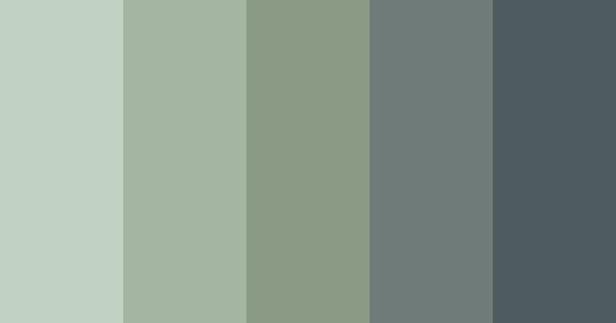 Download mori kei color palette PNG image (landscape)
