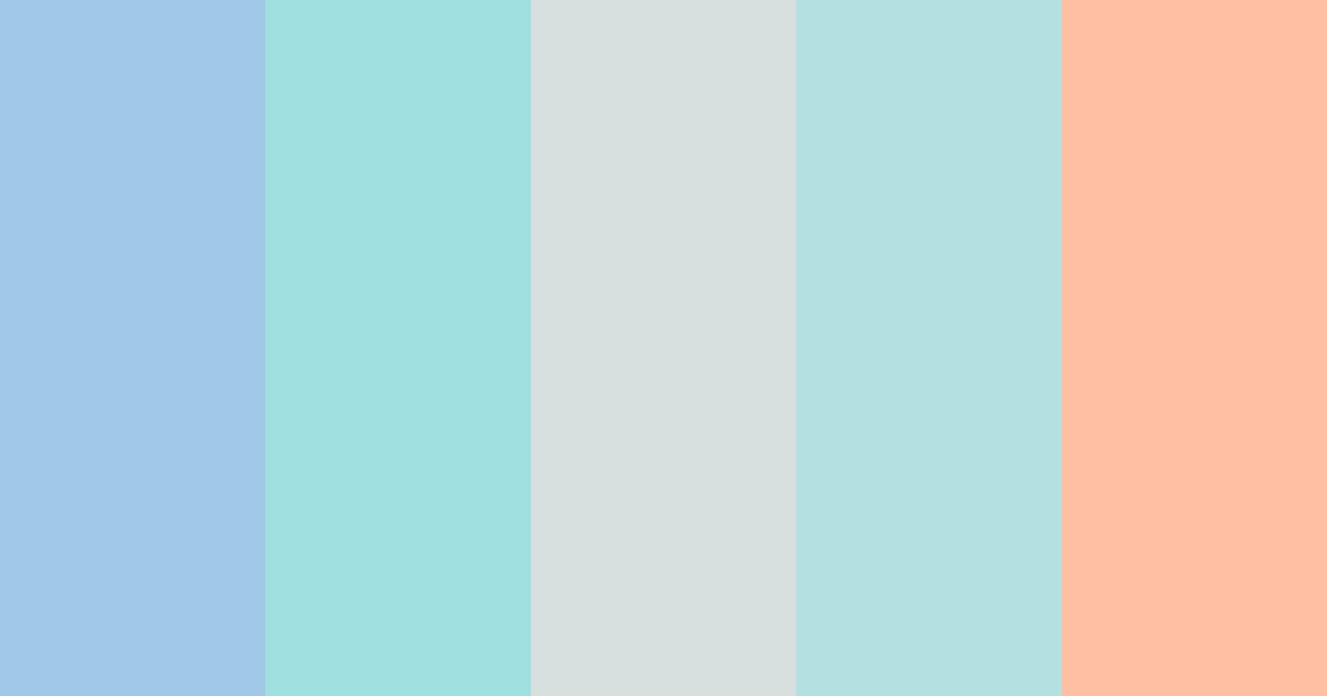Download ocean breeze color palette PNG image (landscape)