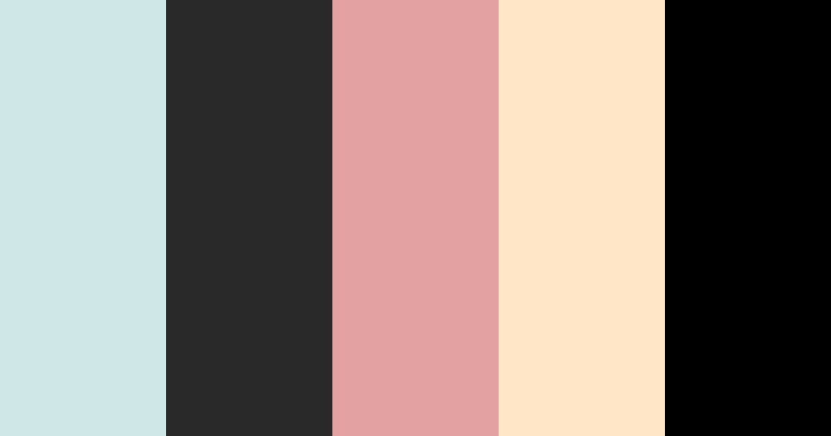 Download soft contrast color palette PNG image (landscape)