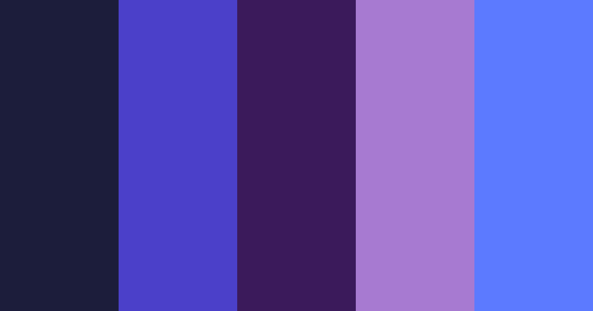 Download midnight dream color palette PNG image (landscape)