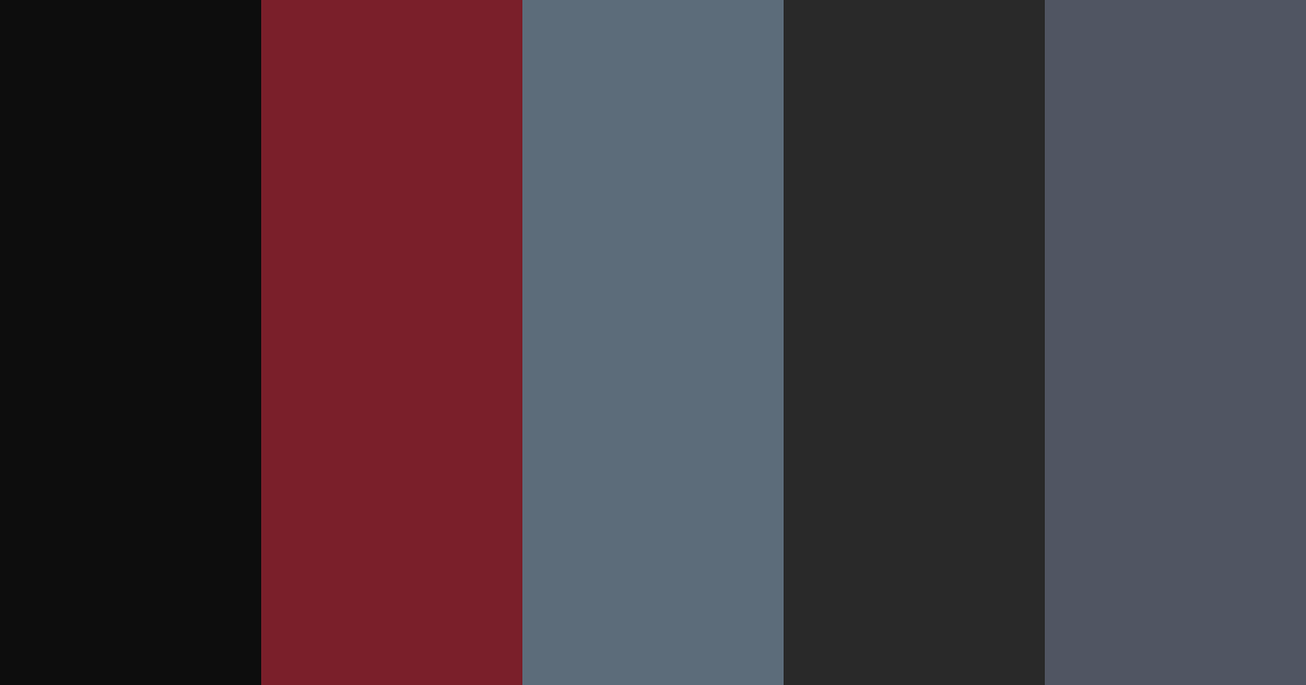 Download midnight blossoms color palette PNG image (landscape)