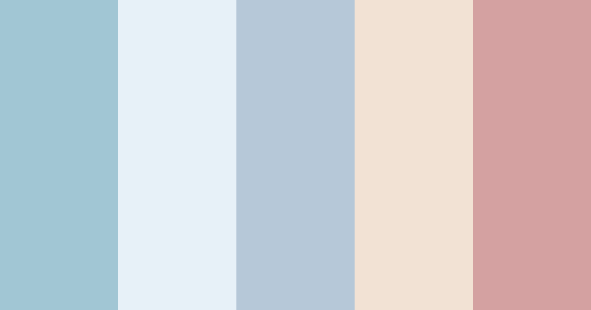 Download scandinavian winter color palette PNG image (landscape)