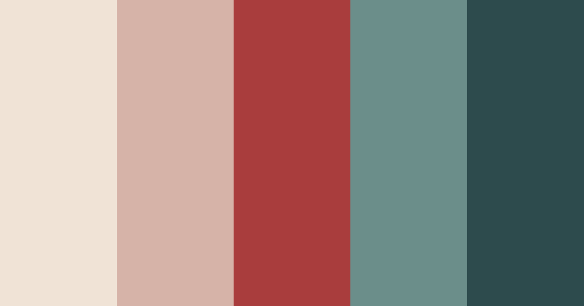 Download scandinavian christmas color palette PNG image (landscape)