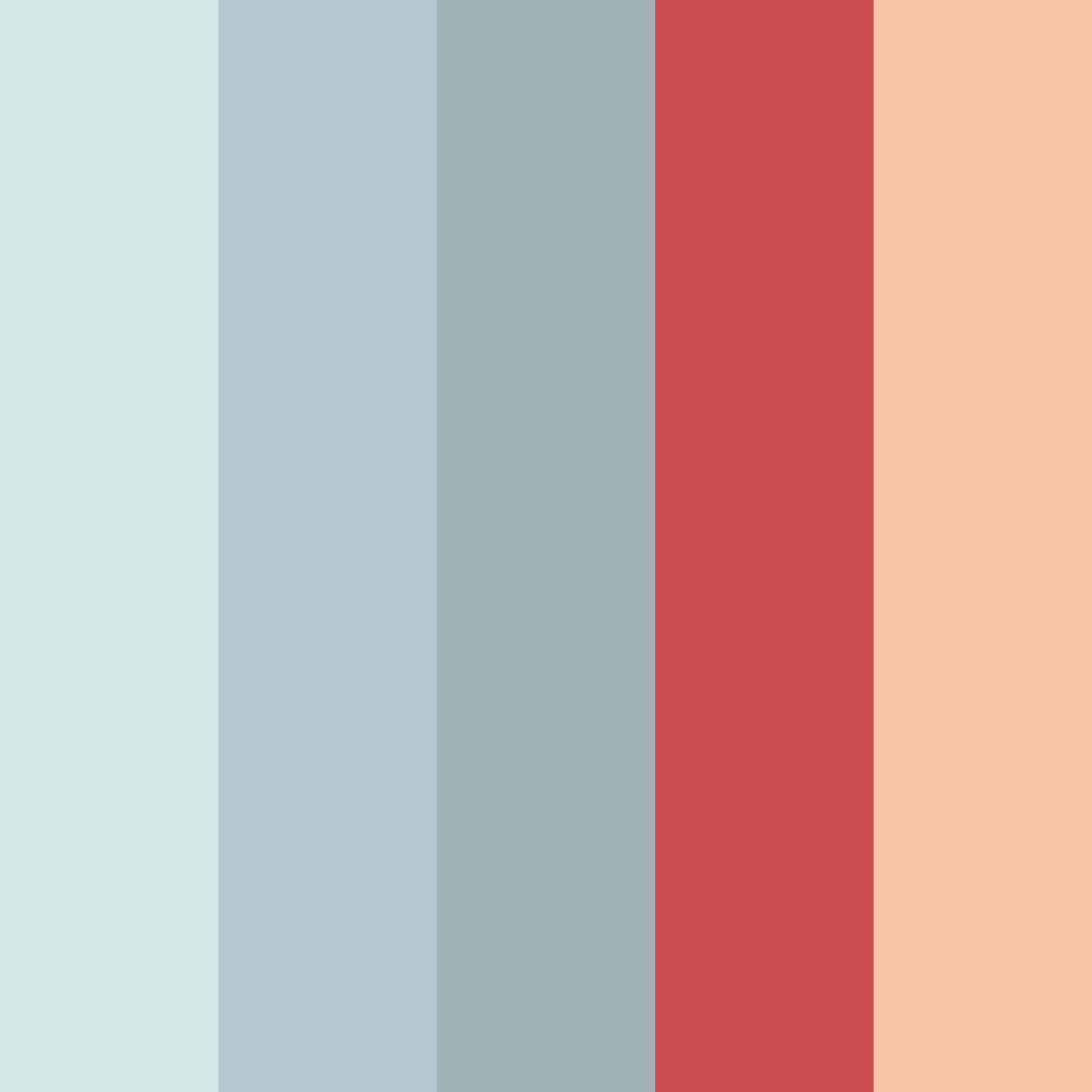 Download scandinavian christmas art color palette PNG image (square)