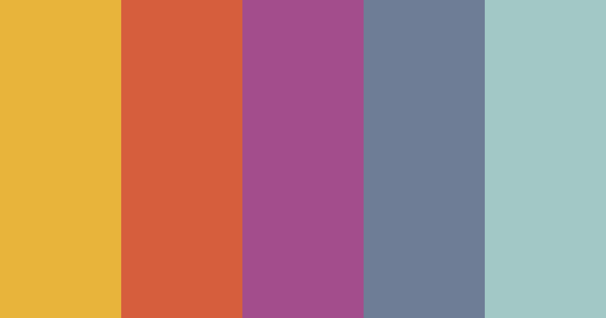Download japan color palette PNG image (landscape)