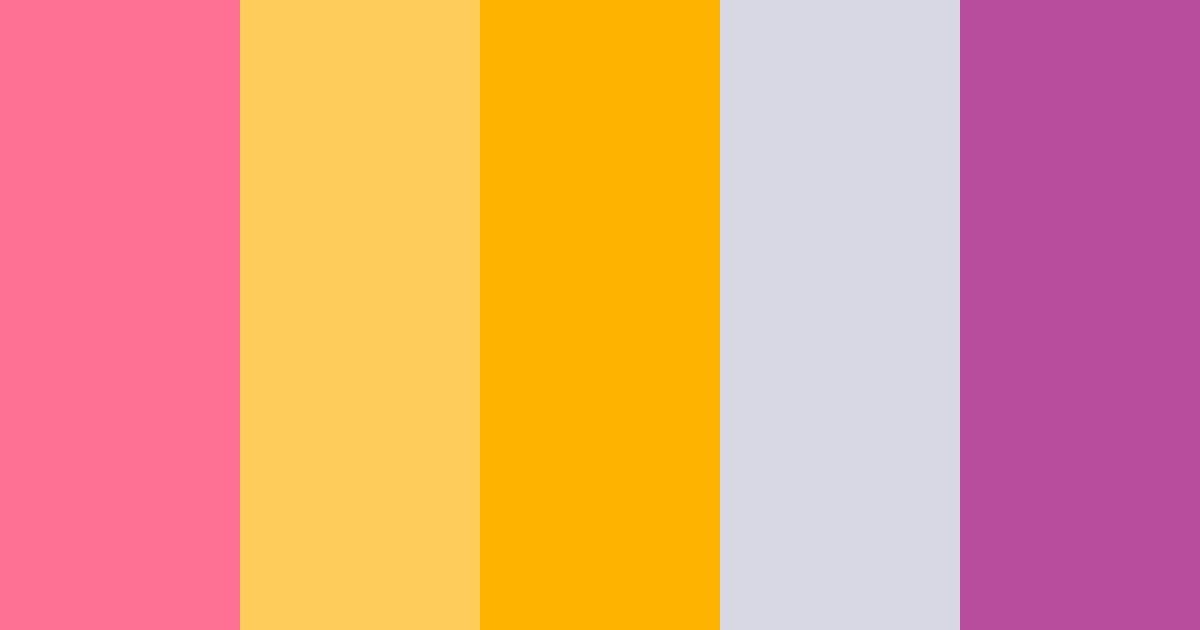 Download artpop glam color palette PNG image (landscape)