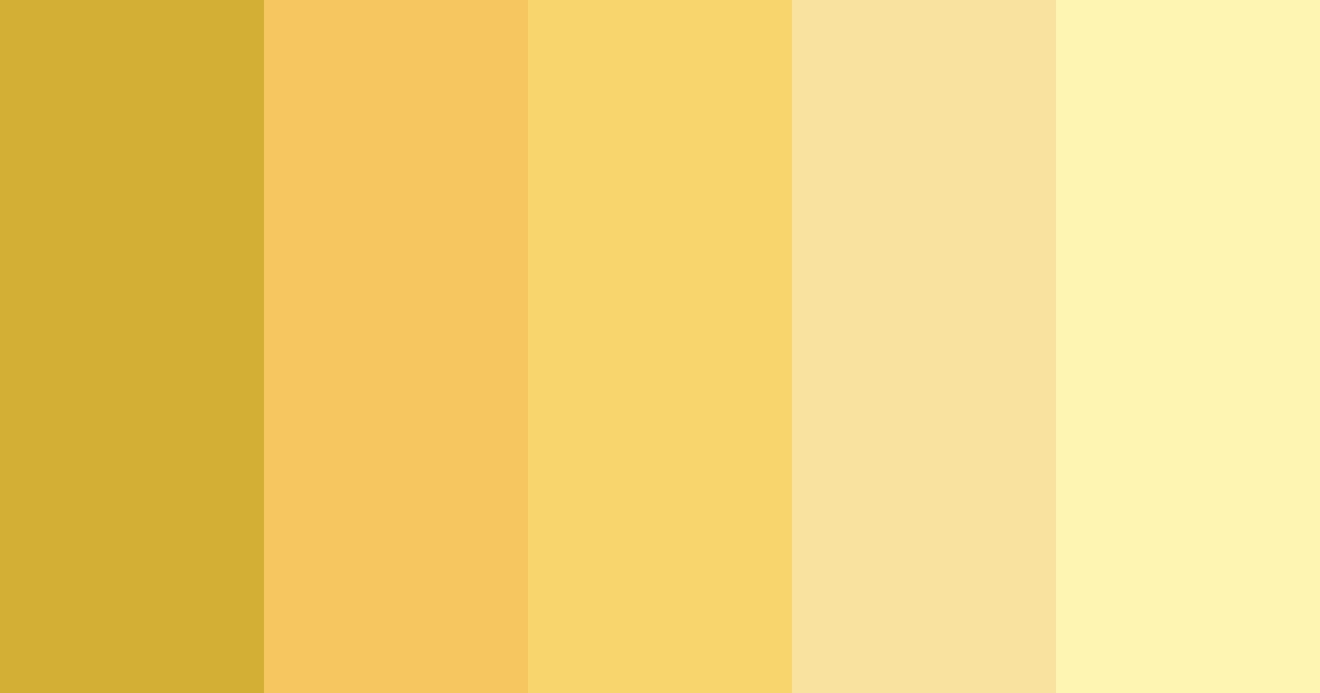 Download golden glow color palette PNG image (landscape)