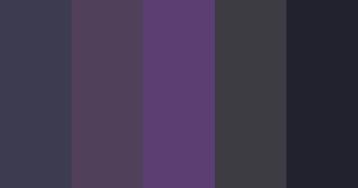 Download dark elegance color palette PNG image (landscape)