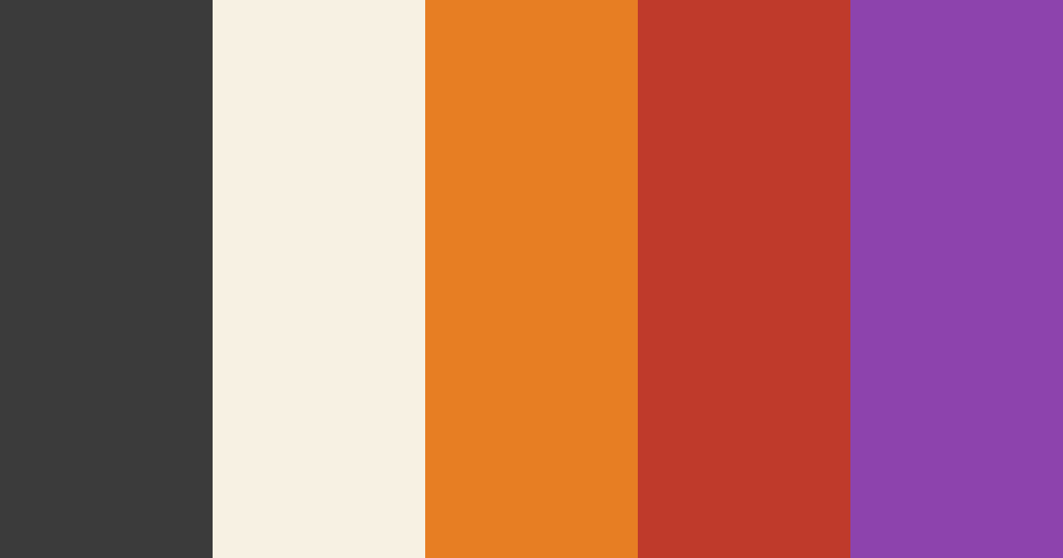 Download bold elegance color palette PNG image (landscape)