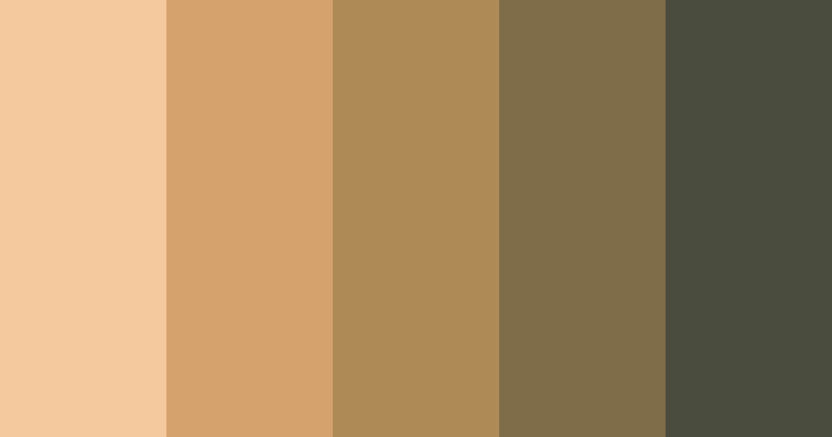 Download elegant aesthetic color palette PNG image (landscape)
