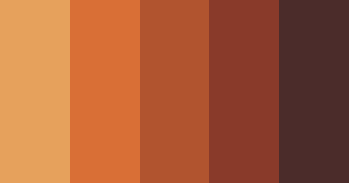Download autumn glow color palette PNG image (landscape)