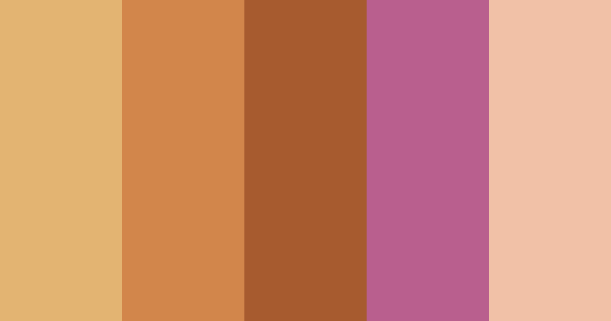 Download te llore color palette PNG image (landscape)