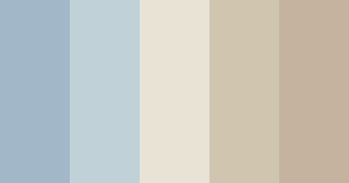 Download scandinavian serenity color palette PNG image (landscape)