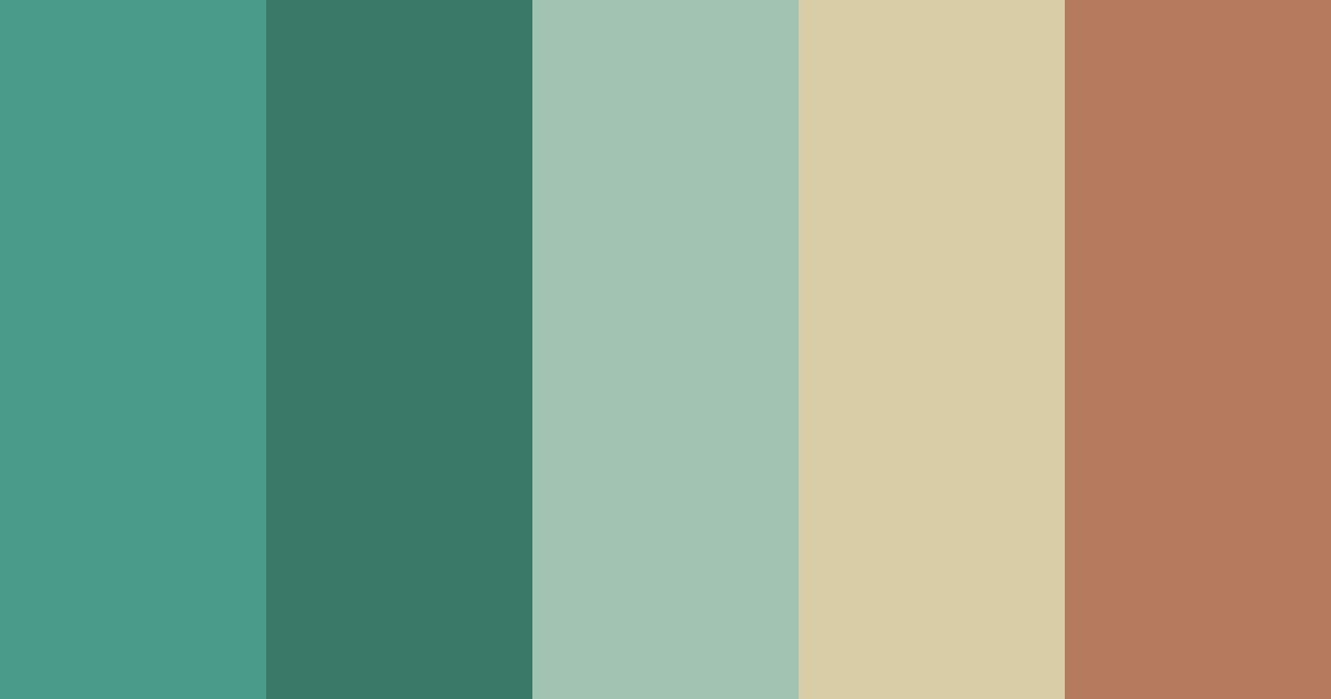 Download earthy hawaii color palette PNG image (landscape)