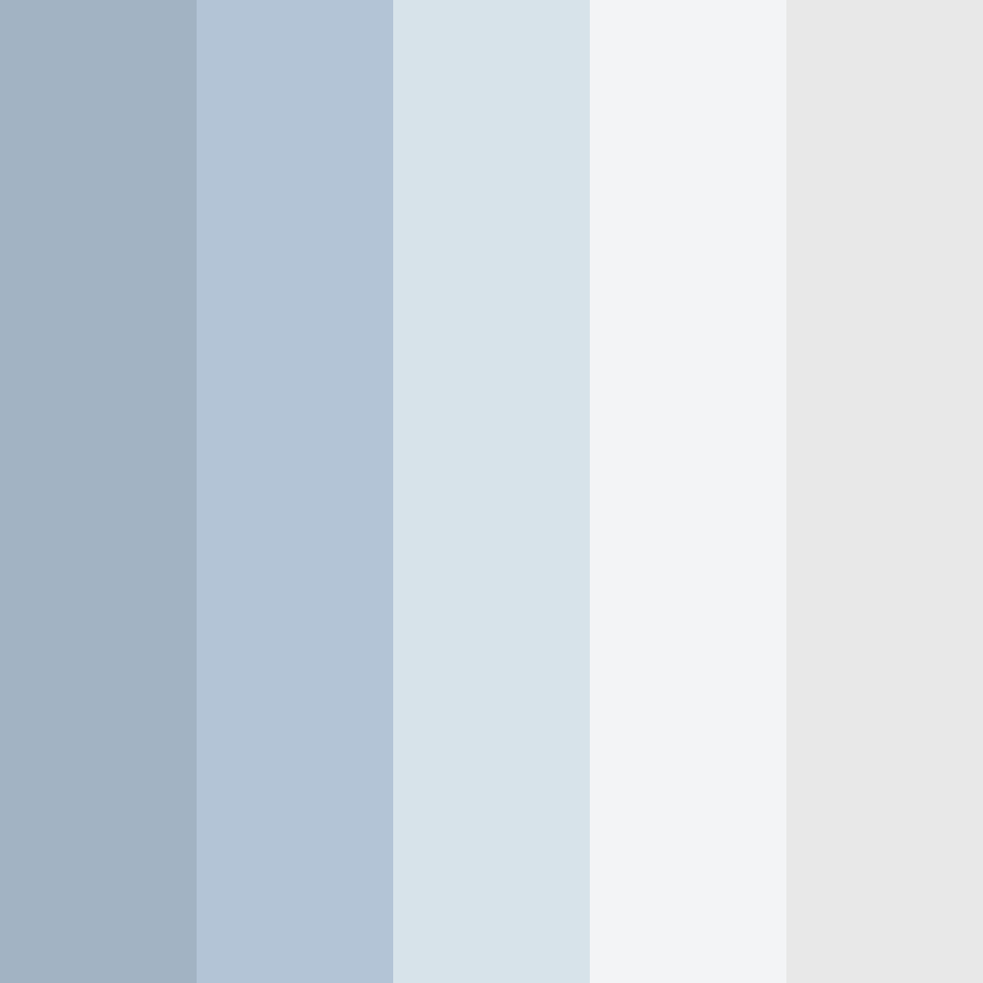 Download scandinavian serenity color palette PNG image (square)